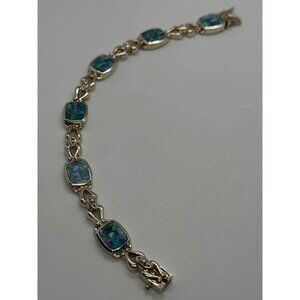 925 STERLING SILVER OPAL BRACELET